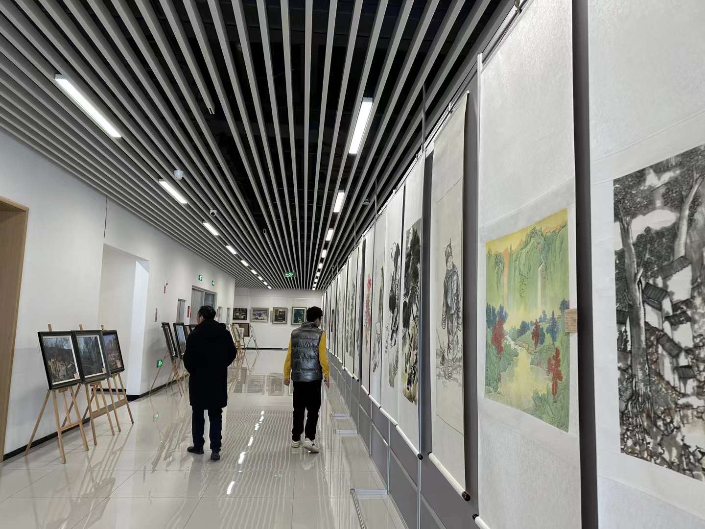 在安阳文体中心新美术馆第四届群众美术书法优秀作品展首次开展-7-李建英