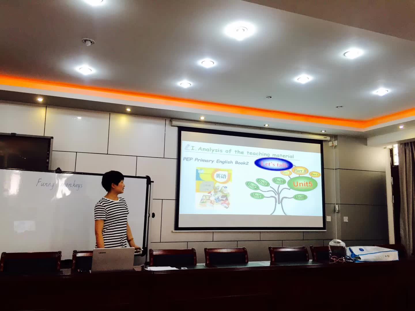 为河南省小学英语教师技能大赛安阳选手提供支持-8-李建英