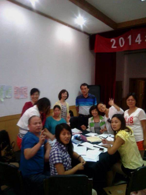 参加安阳市小学英语骨干教师培训班-4-李建英