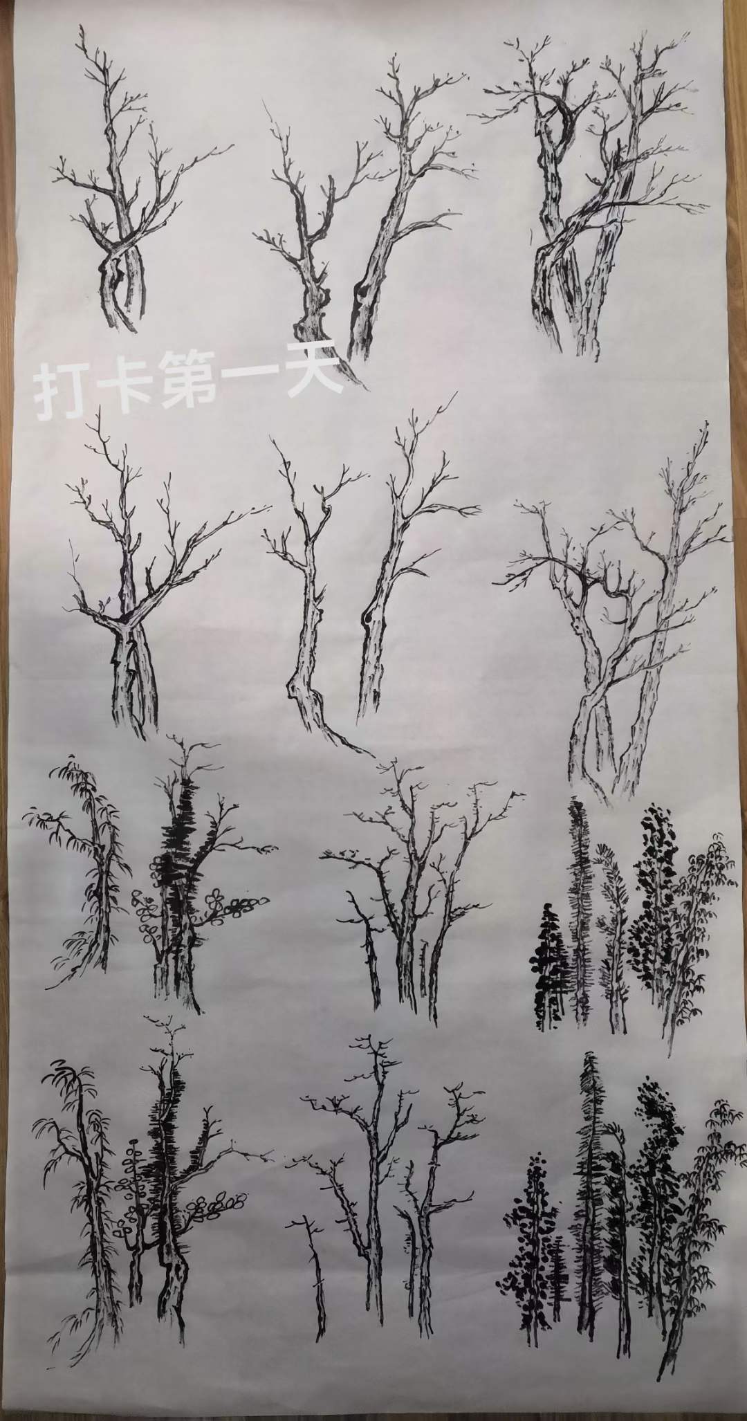 太行山悟道成功，由花鸟画儿转为山水画儿，开启了书画艺术新篇章-4-李建英